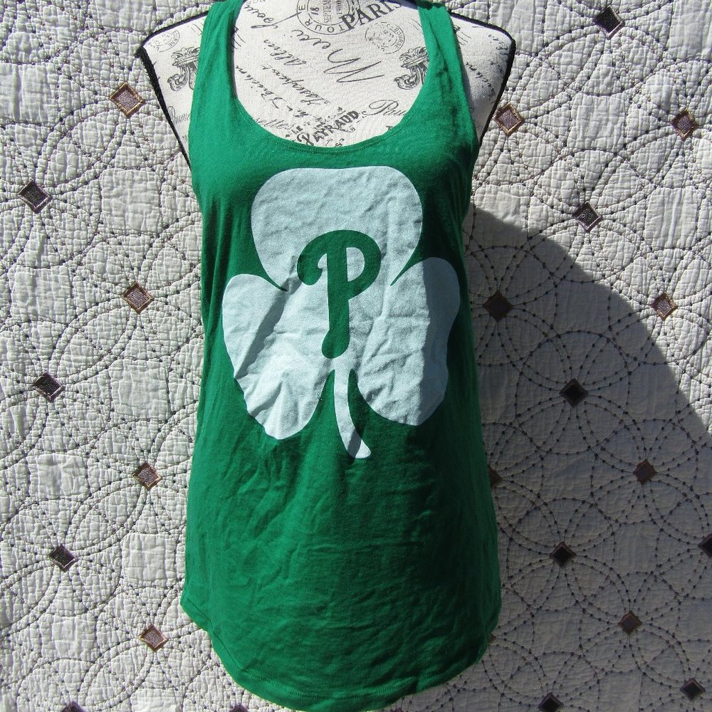 EUC PINK St. Patty's Day Tank small